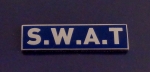 S.W.A.T. Award Bar Silver on Blue Background 3/8" swat